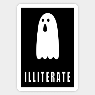 Ghost (ILLITERATE) Sticker